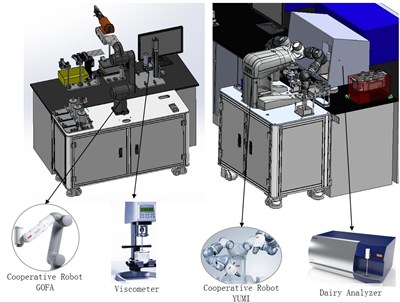 Raw Milk Rapid Testing Instrument Assistant (Physical and Chemical Rapid Testing and Viscometer)